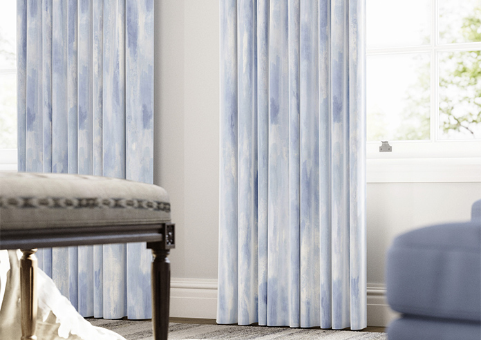 Waterfall, Azure - Made to Measure Curtains - Image 5